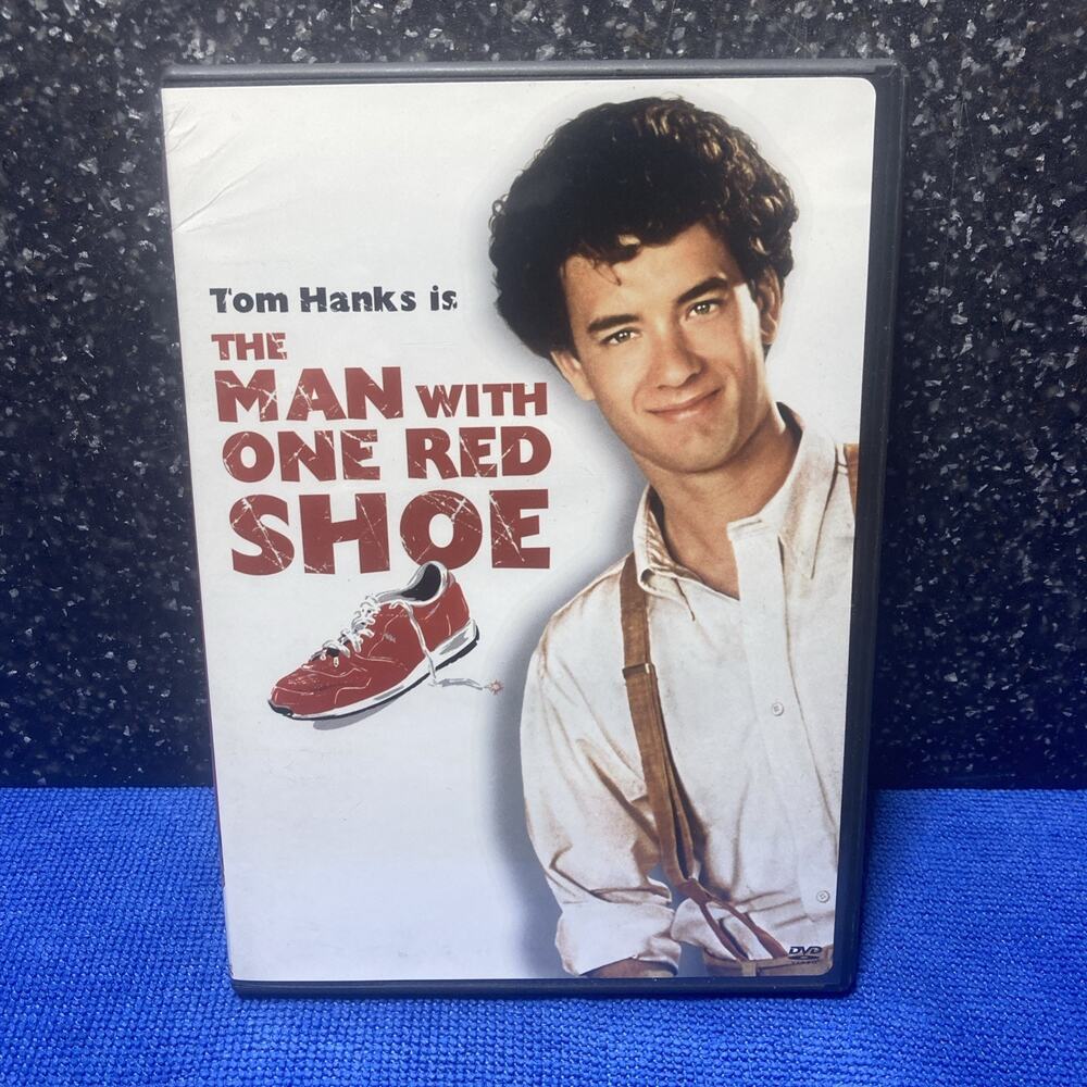 The Man with One Red Shoe (DVD 1985 + Guide) Spy Comedy Tom Hanks Dabney Coleman